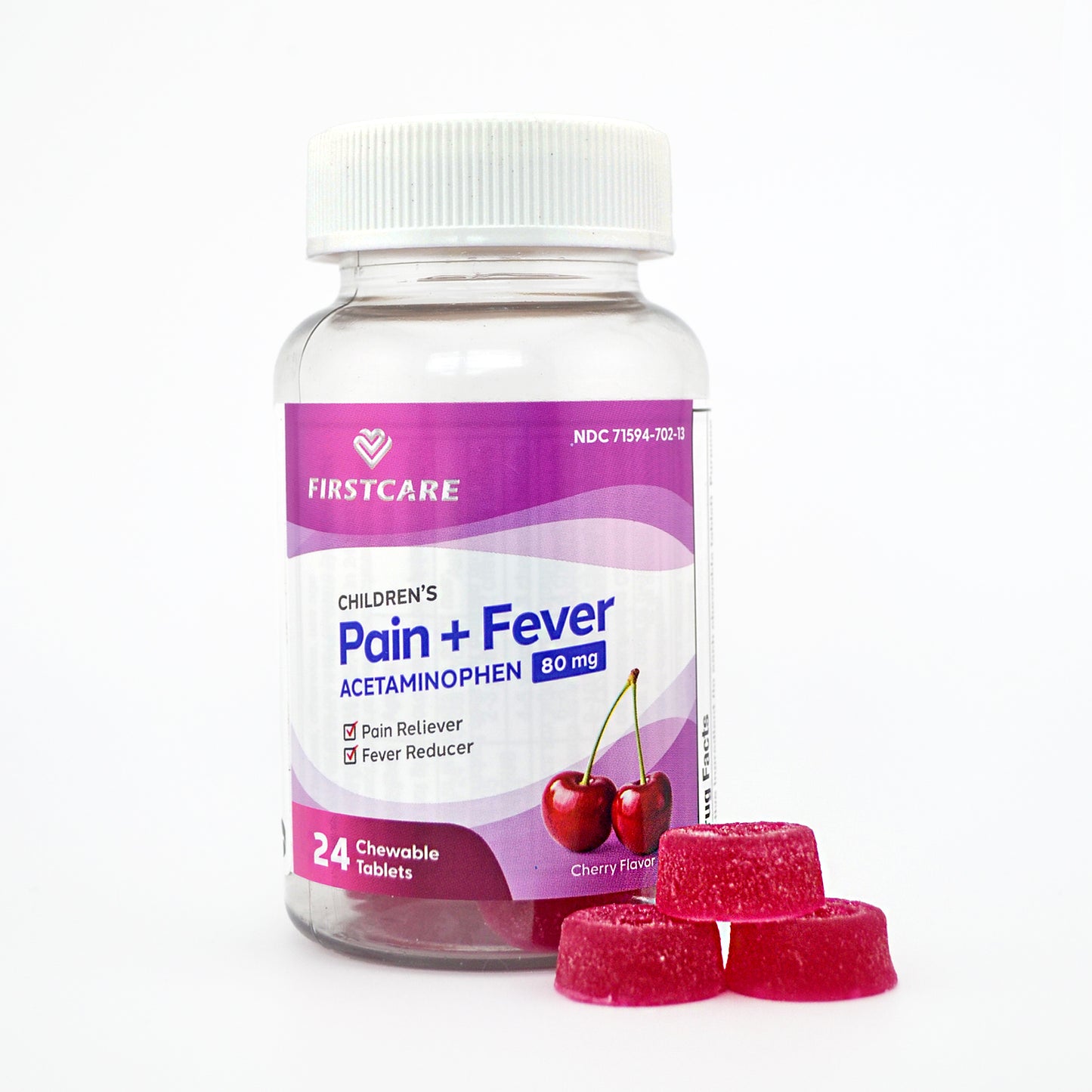 Children's Acetaminophen 80 mg - Cherry