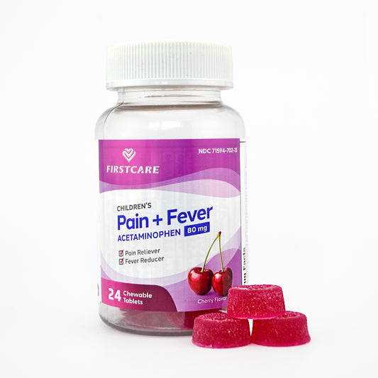 Children's Acetaminophen 80 mg - Cherry
