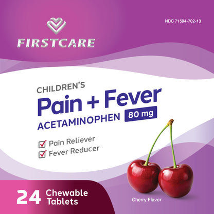 Children's Acetaminophen 80 mg - Cherry