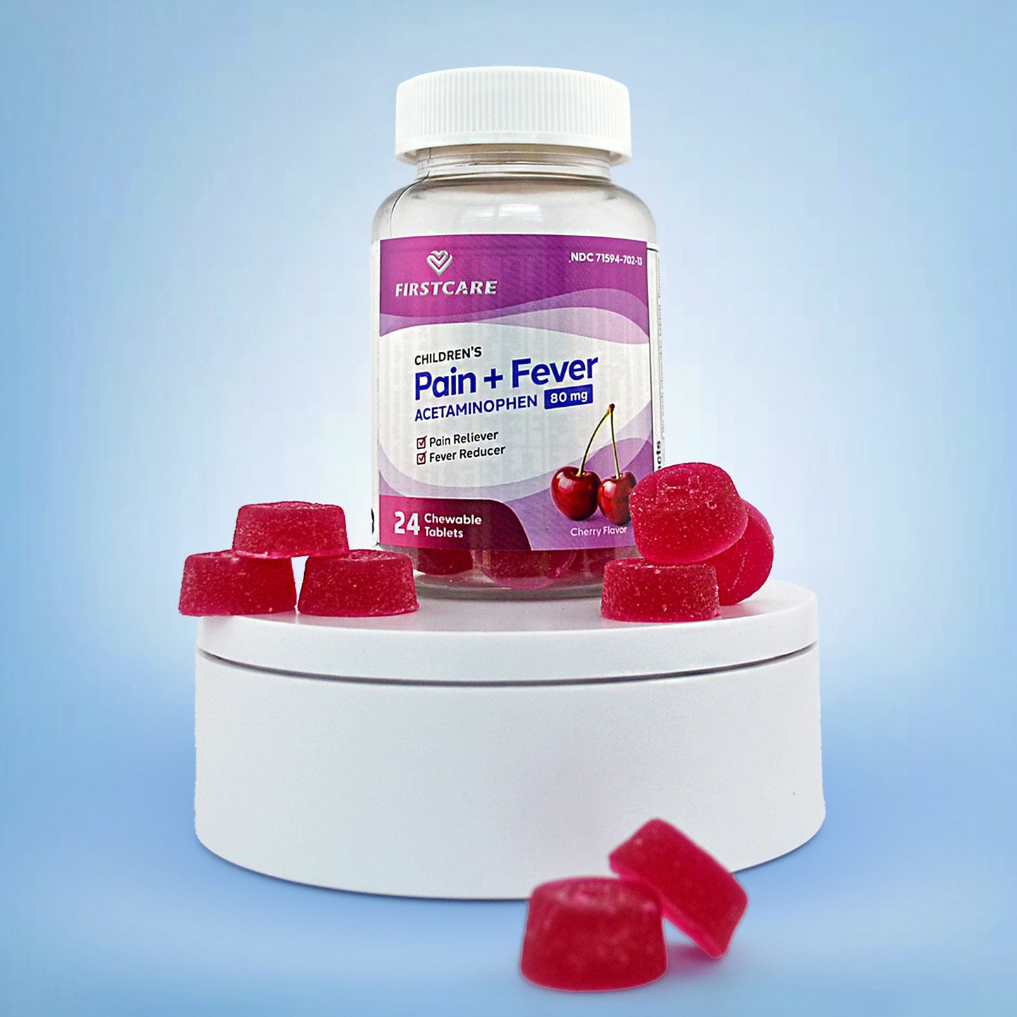 Children's Acetaminophen 80 mg - Cherry