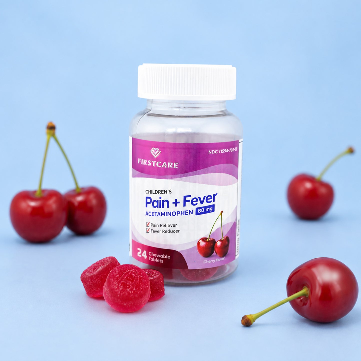 Children's Acetaminophen 80 mg - Cherry
