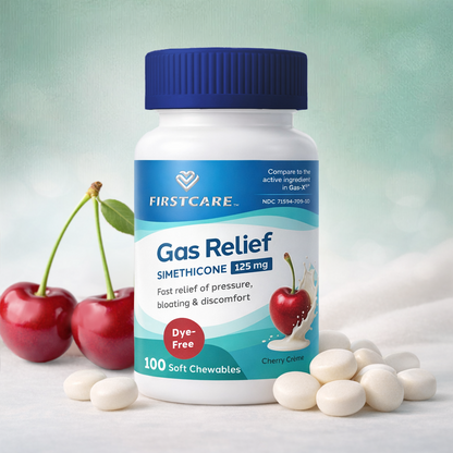COMING SOON: Simethicone Gas Relief 125 mg - Cherry Creme